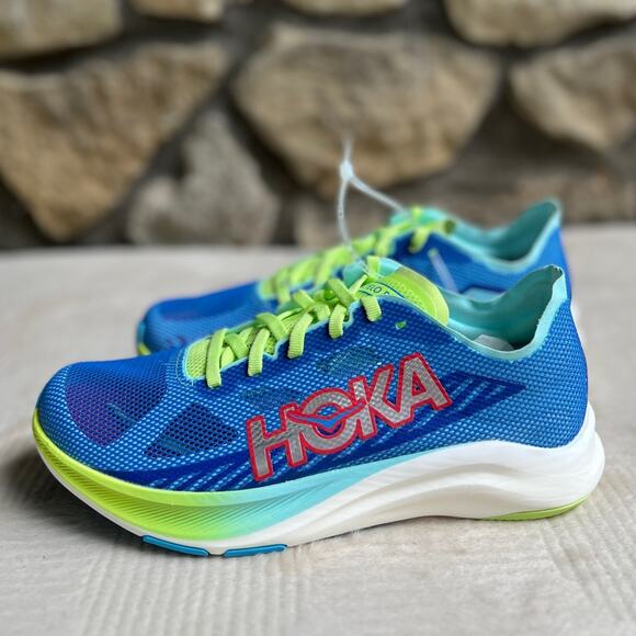 NEW Hoka One One Cielo Road Running Shoes Mesh Sneakers Virtual Blue Cloudless - Picture 4 of 8